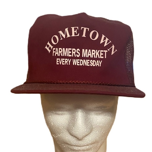 Vintage Other - Vintage Hometown Farmers Market Every Wednesday Snap Back Hat Mesh Trucker